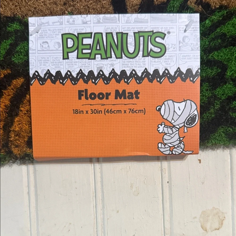 Peanuts: Halloween themed floor mat